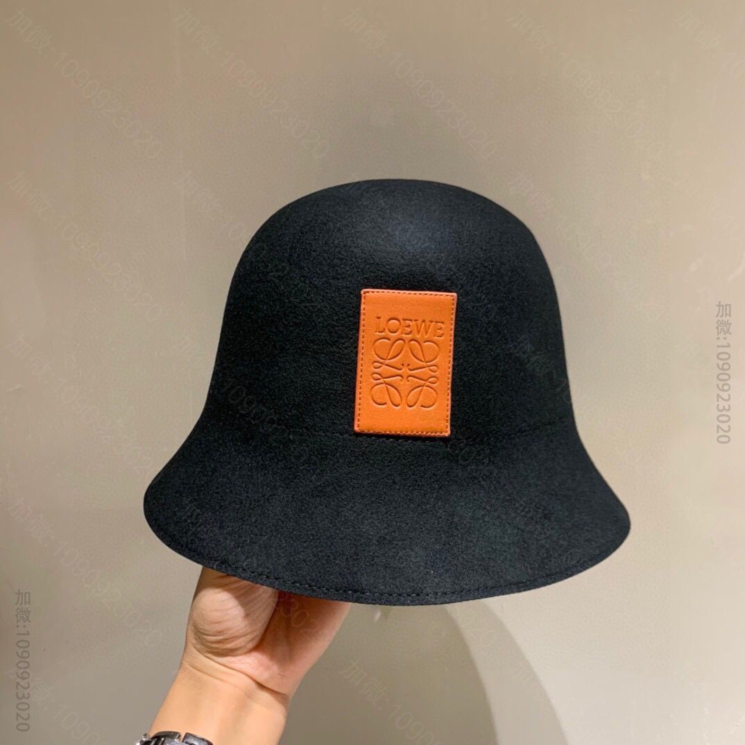 罗意威LOEWE2023秋冬新款羊毛礼帽