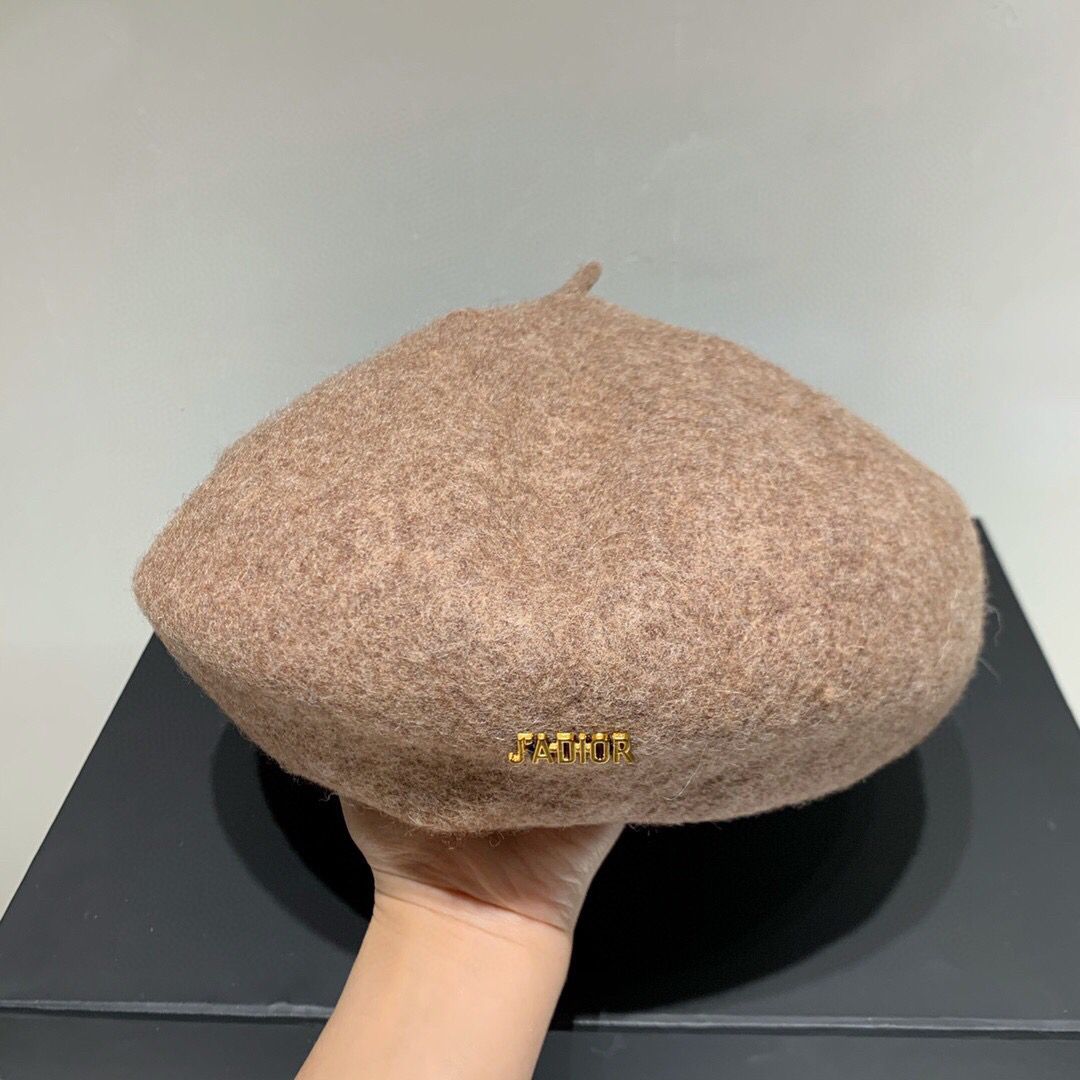 迪奥Dior羊毛贝蕾帽