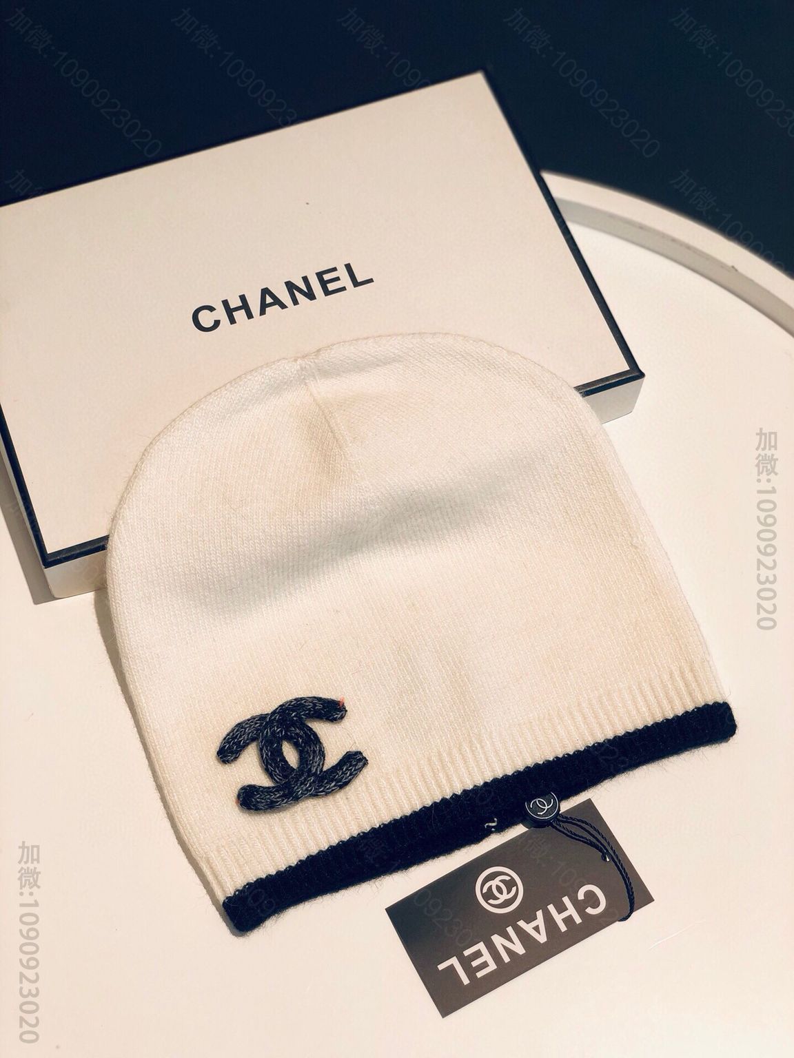 CHANEL香奈儿简约大气日系毛线针织帽