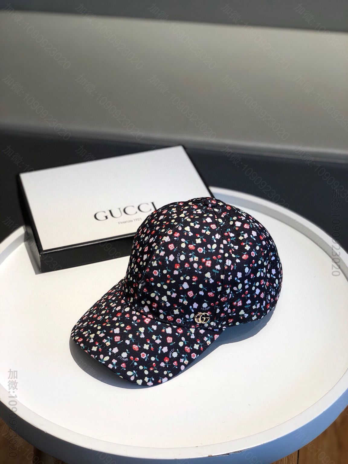 GUCCI古驰新款涂鸦棒球帽鸭舌帽
