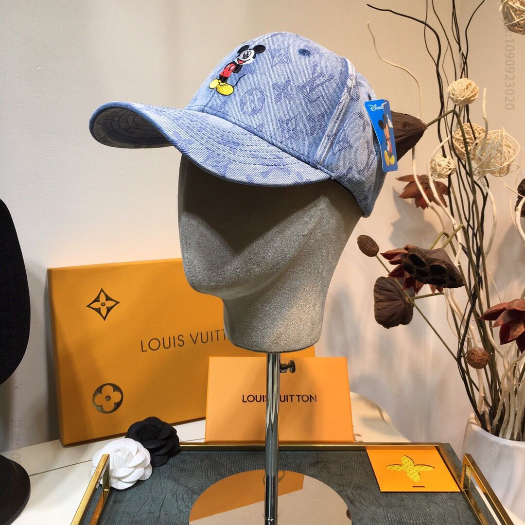 LV路易威登新品米奇牛仔棒球帽