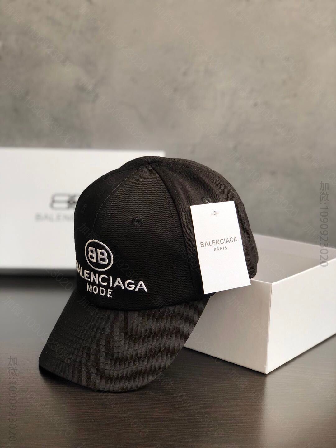 巴黎世家Balenciag原版出模紧密刺绣最新款男女同款鸭舌帽