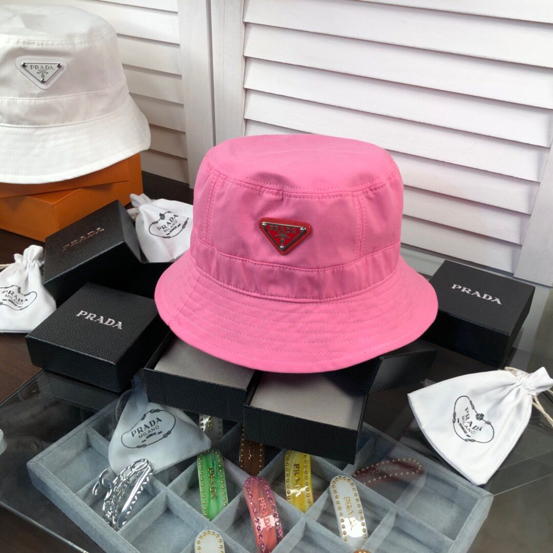 高仿普拉达男女款帽子 普拉达帽子价格 PRADA普拉达专柜爆款渔夫帽 