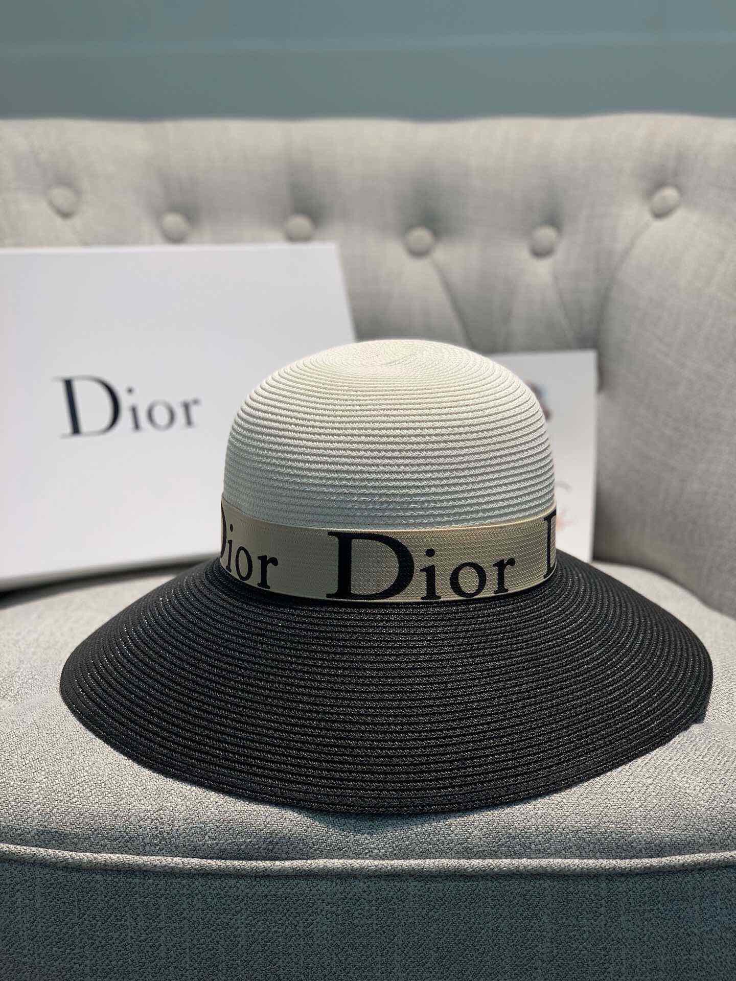 Dior迪奥2023早秋新款太阳草帽