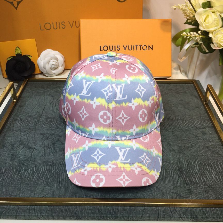 LV路易威登官网原单新品马卡龙色系棒球帽