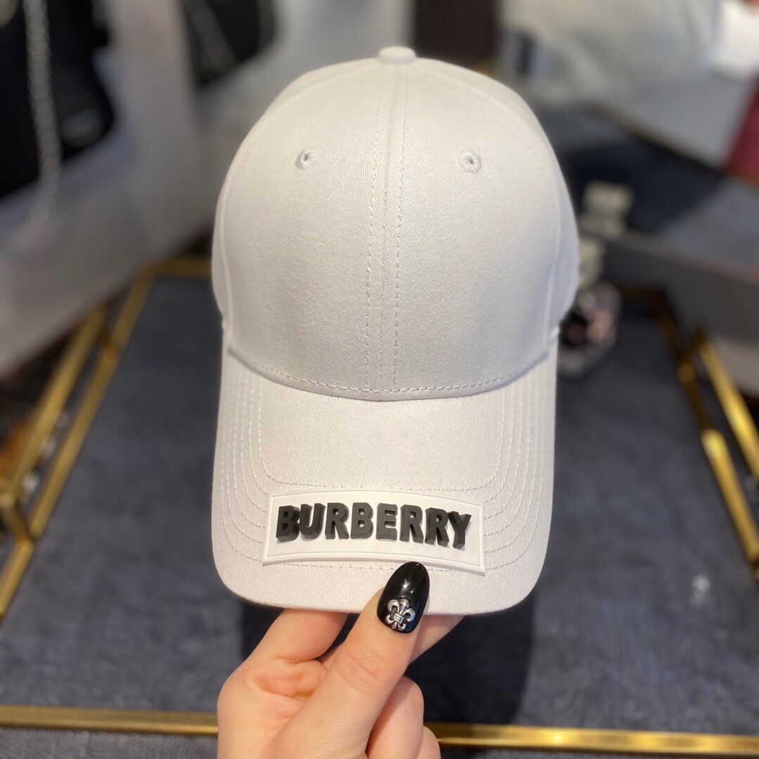 Burberry巴宝莉‮夏春‬新款个‮街性‬头风男女通用鸭舌帽棒球帽