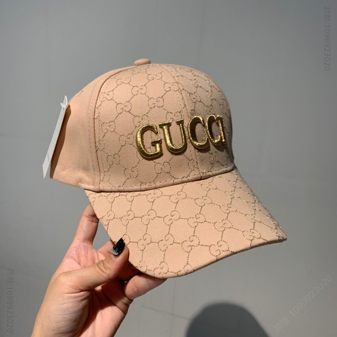 GUCCI古奇男女通用新款秋冬棒球帽经典帆布鸭舌帽