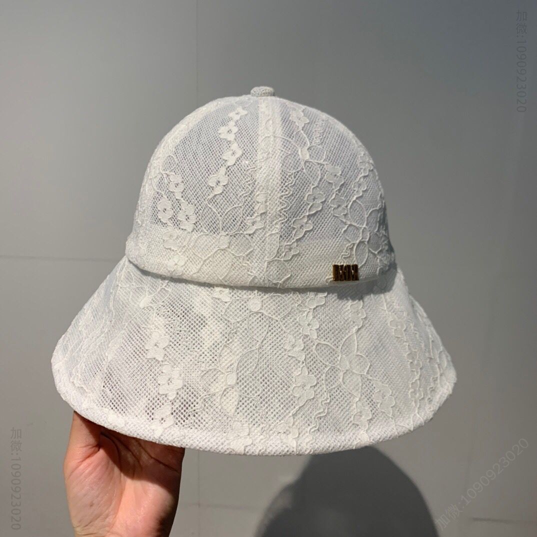 Dior迪奥简单大方新款蕾丝遮阳帽