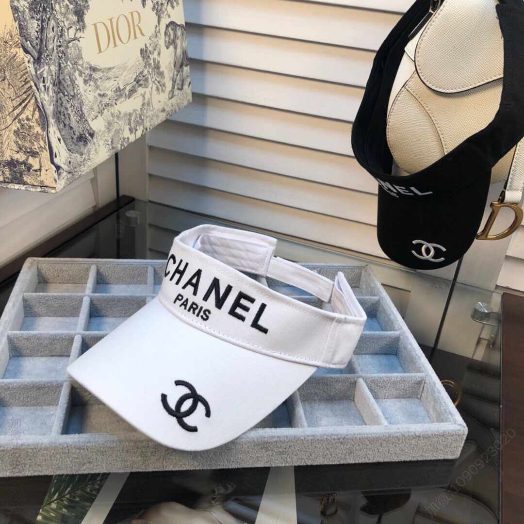 CHANEL香奈儿高端定制遮阳空顶帽