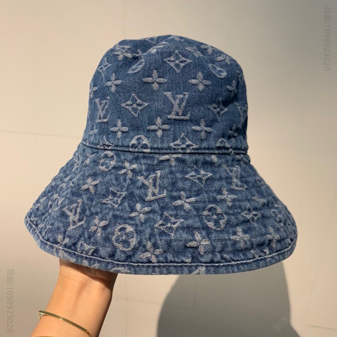 LV路易威登牛仔复古款中古渔夫帽