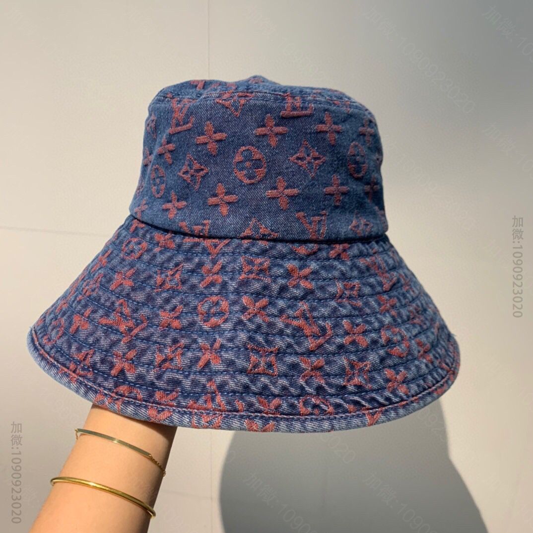 LV路易威登牛仔复古款中古渔夫帽
