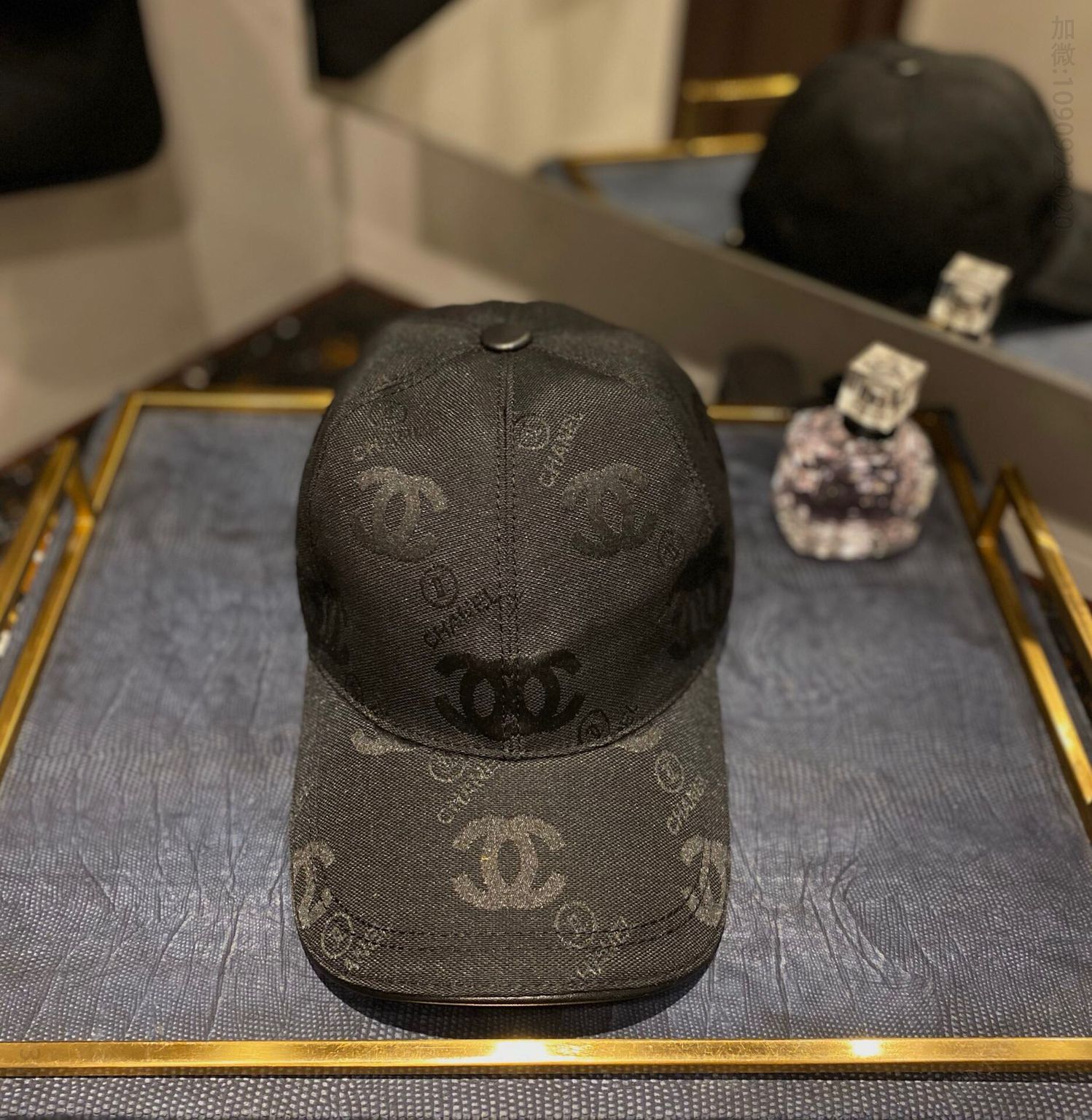 CHANEL香奈儿原版帆布料+头层牛皮经典原单棒球帽鸭舌帽