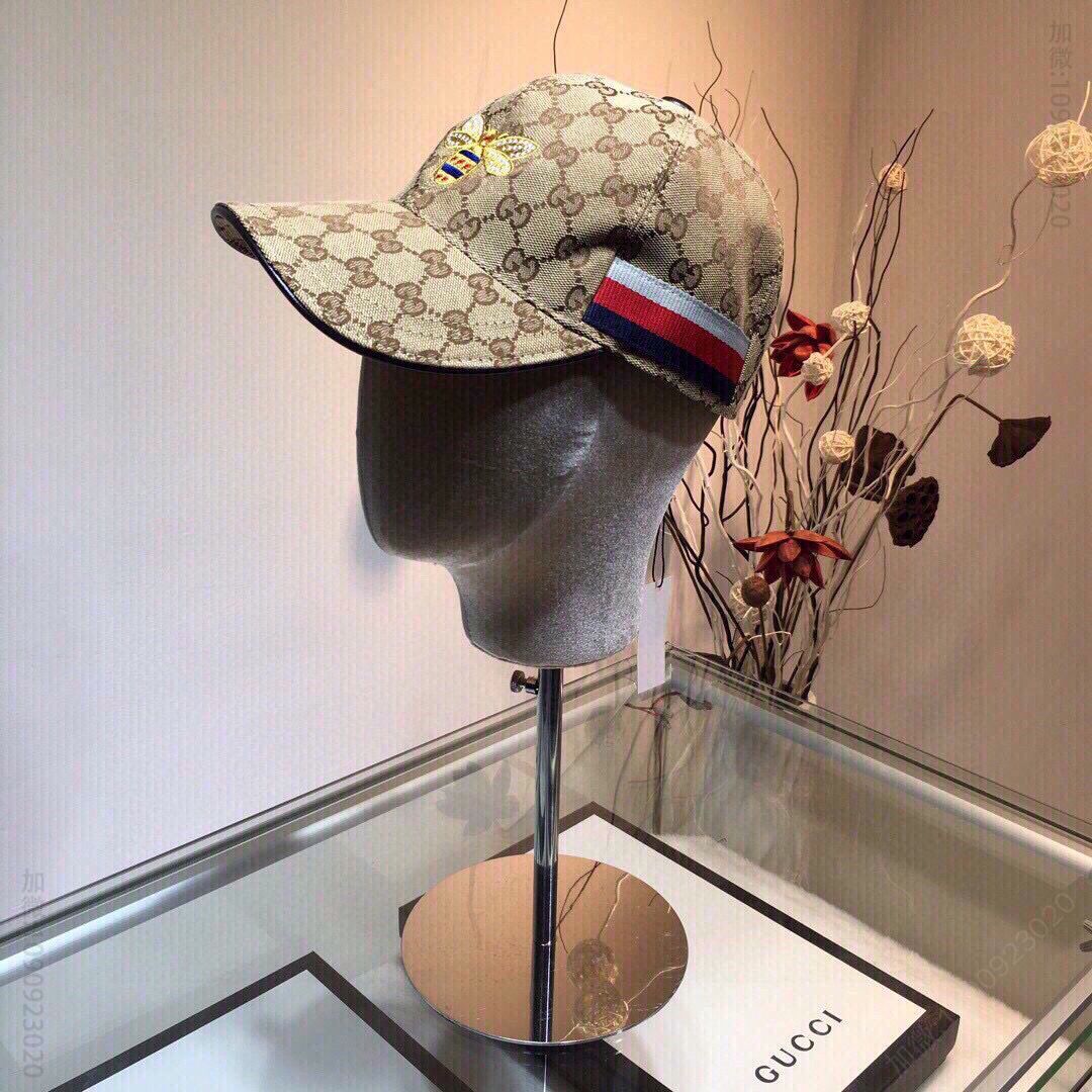GUCCI古驰牛津材质男女通用棒球帽鸭舌帽