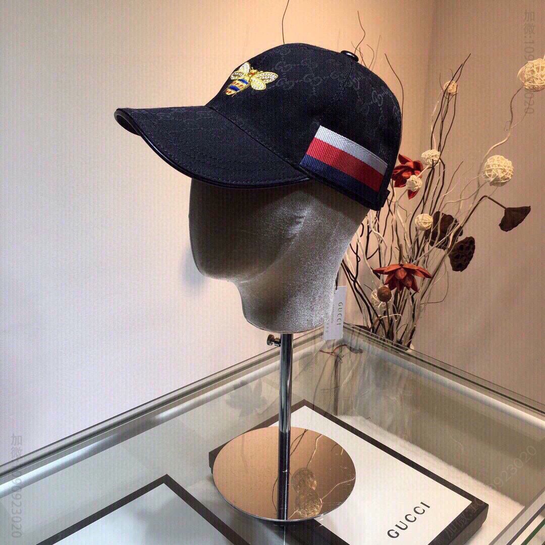 GUCCI古驰牛津材质男女通用棒球帽鸭舌帽