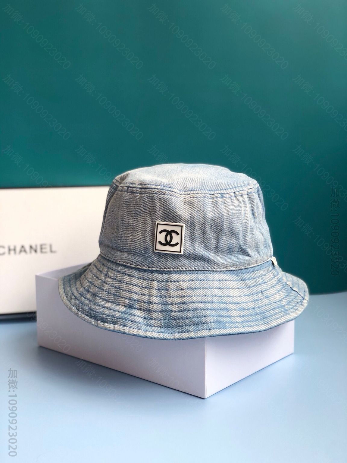 香奈儿CHANEL小香牛仔新款渔夫帽