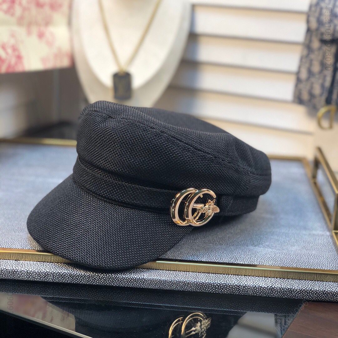 GUCCI古奇双G大蜜蜂LOGO帽子