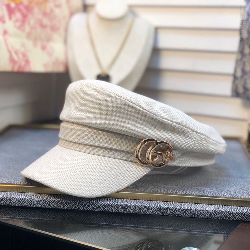 GUCCI古奇双G大蜜蜂LOGO帽子