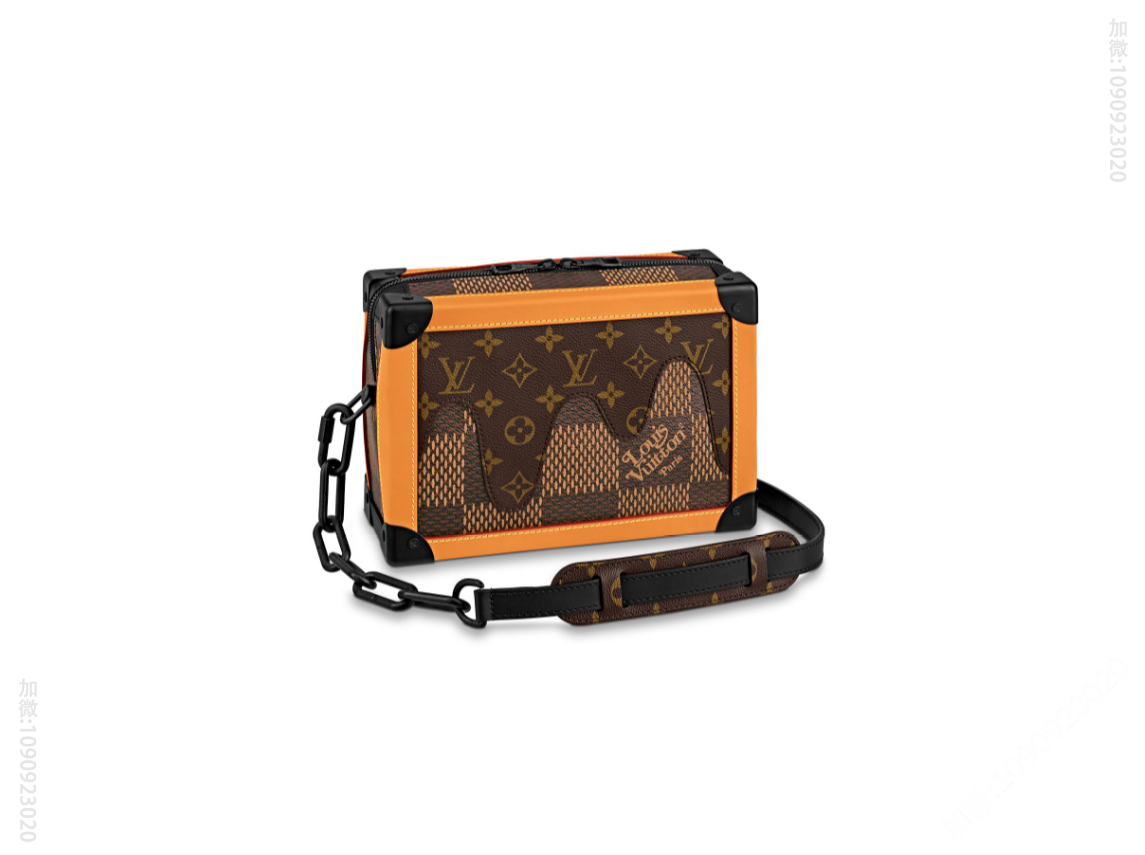 LV N40381 X NIGO限量联名系列Soft Trunk软盒子斜挎包