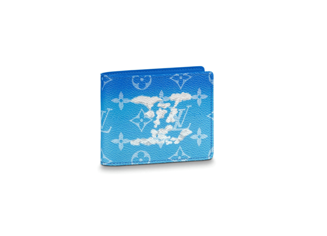 LV M69742 蓝天白云朵系列Slender钱包