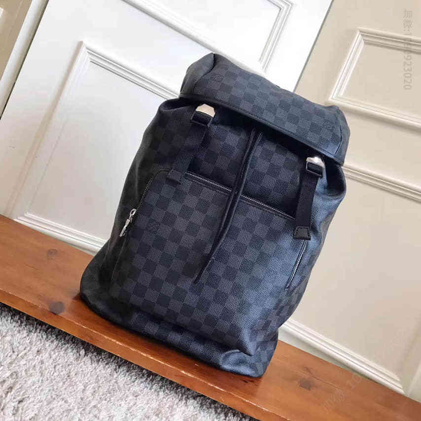 路易威登 LV N40005 Damier Graphite涂层帆布Zack双肩包