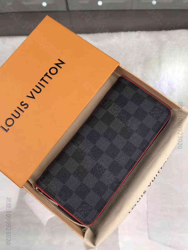 高仿路易威登男士钱夹 路易威登男士钱夹 LOUIS VUITTON路易威登 LV Zippy 拉链竖款钱夹 N63304 高仿路易威登网站 N63304