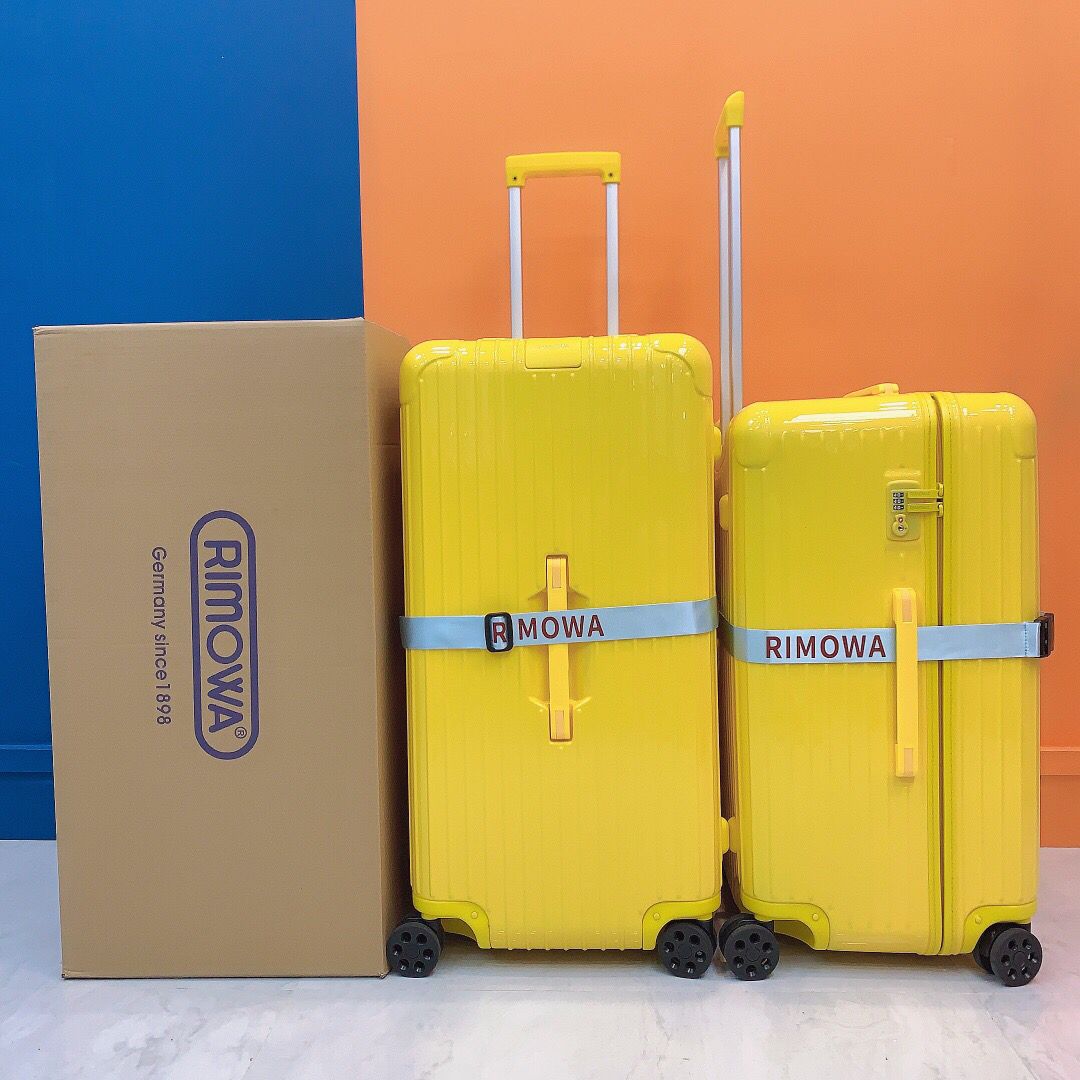 RIMOWA日默瓦全新色彩系列行李箱 复刻日默瓦拉杆箱价格 