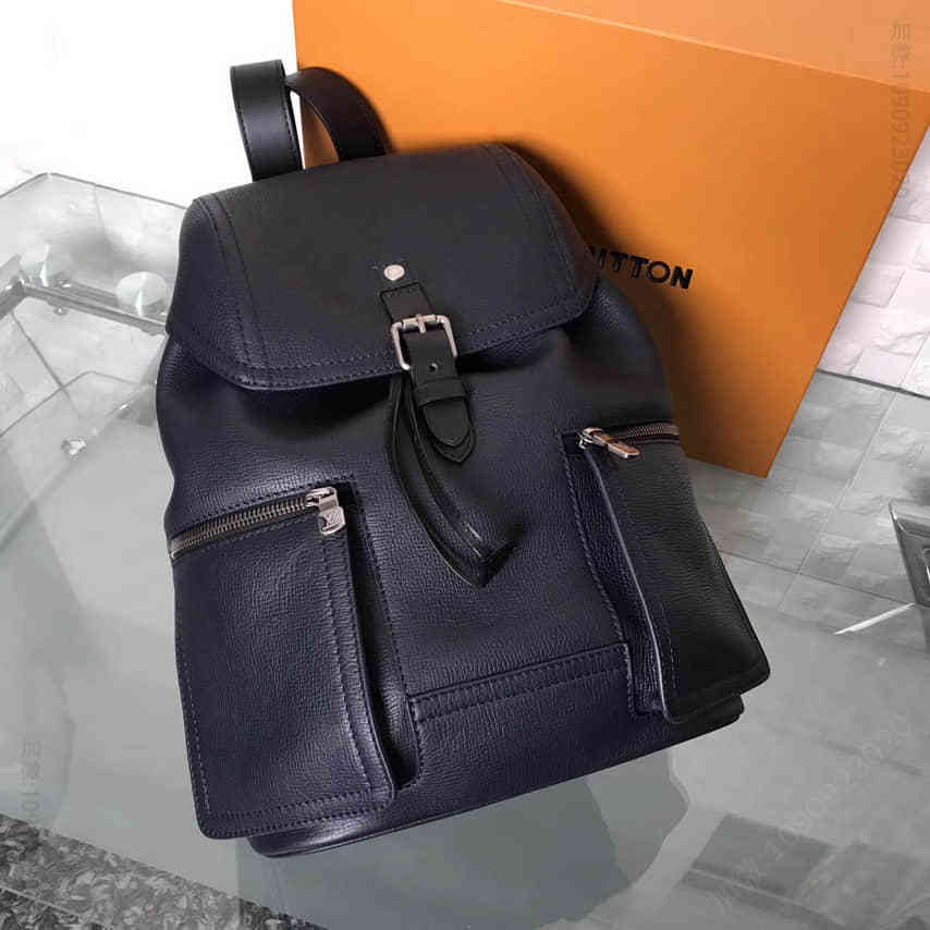 LOUIS VUITTON路易威登 LV Utah小牛皮Canyon双肩包 M54959