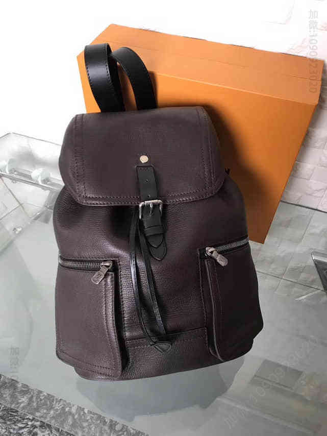 LOUIS VUITTON路易威登 LV Utah小牛皮Canyon双肩包 M54959