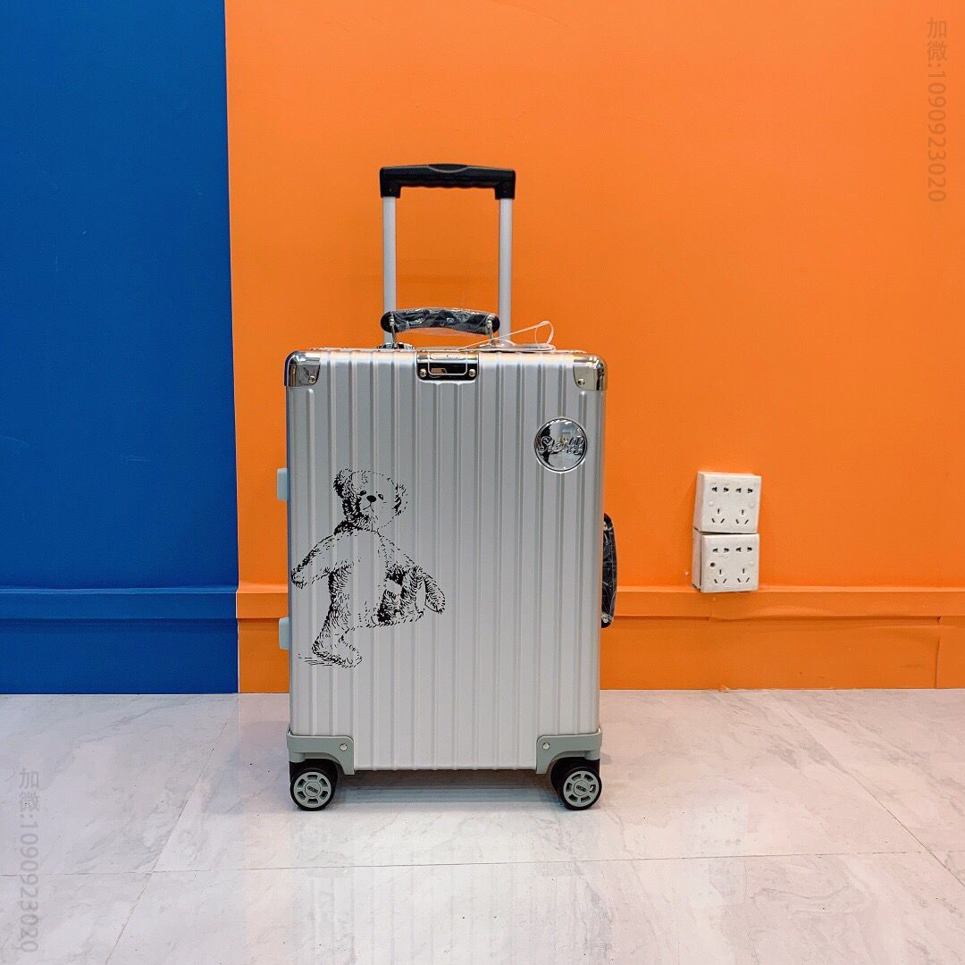 Rimowa日默瓦Steiff泰迪熊限量版铝镁合金材质拉杆箱