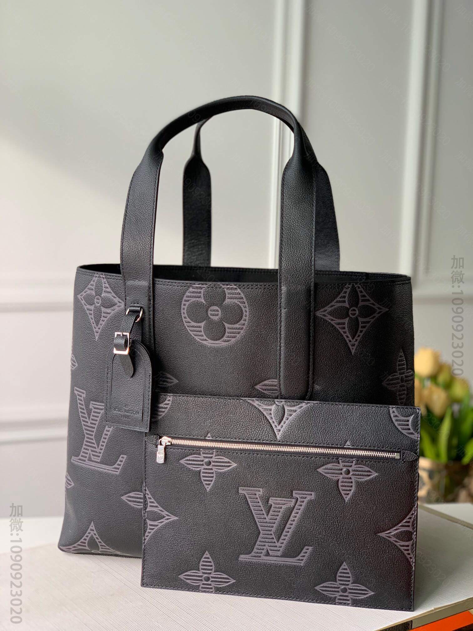 M57290_路易威登男士手提包 Louis Vuitton LV M57290 Cabas Voyage 手提包 原单路易威登手提包