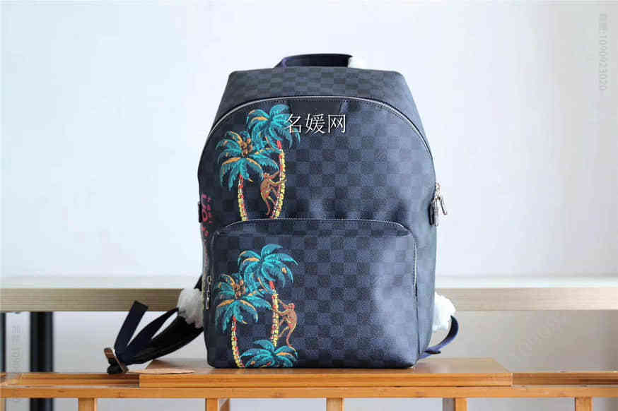 LV/路易威登 18夏日系列 棕榈树印花Apollo双肩包N50003