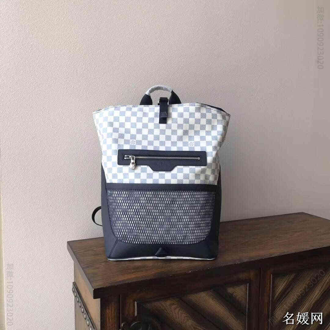 lv/路易威登 18新款 棋盘格抽绳口 Matchpoint双肩包 N40018