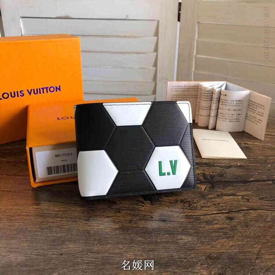 LV/路易威登 18ss新款 世界杯足球图案Slender钱夹M63293