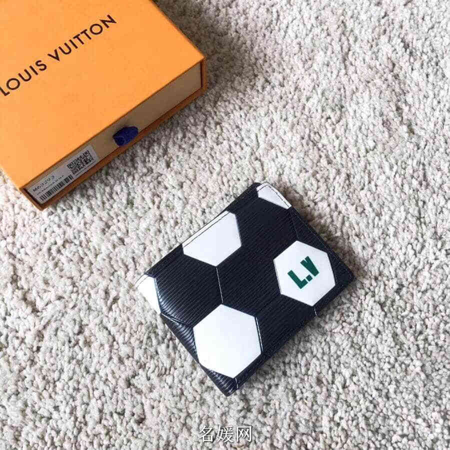 LV/路易威登 18ss新款 世界杯足球图案Slender钱夹M63293