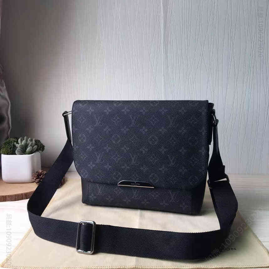 【原单】路易威登 LV M40565 Monogram Eclipse帆布原版男包/EXPLORER 小号邮差包