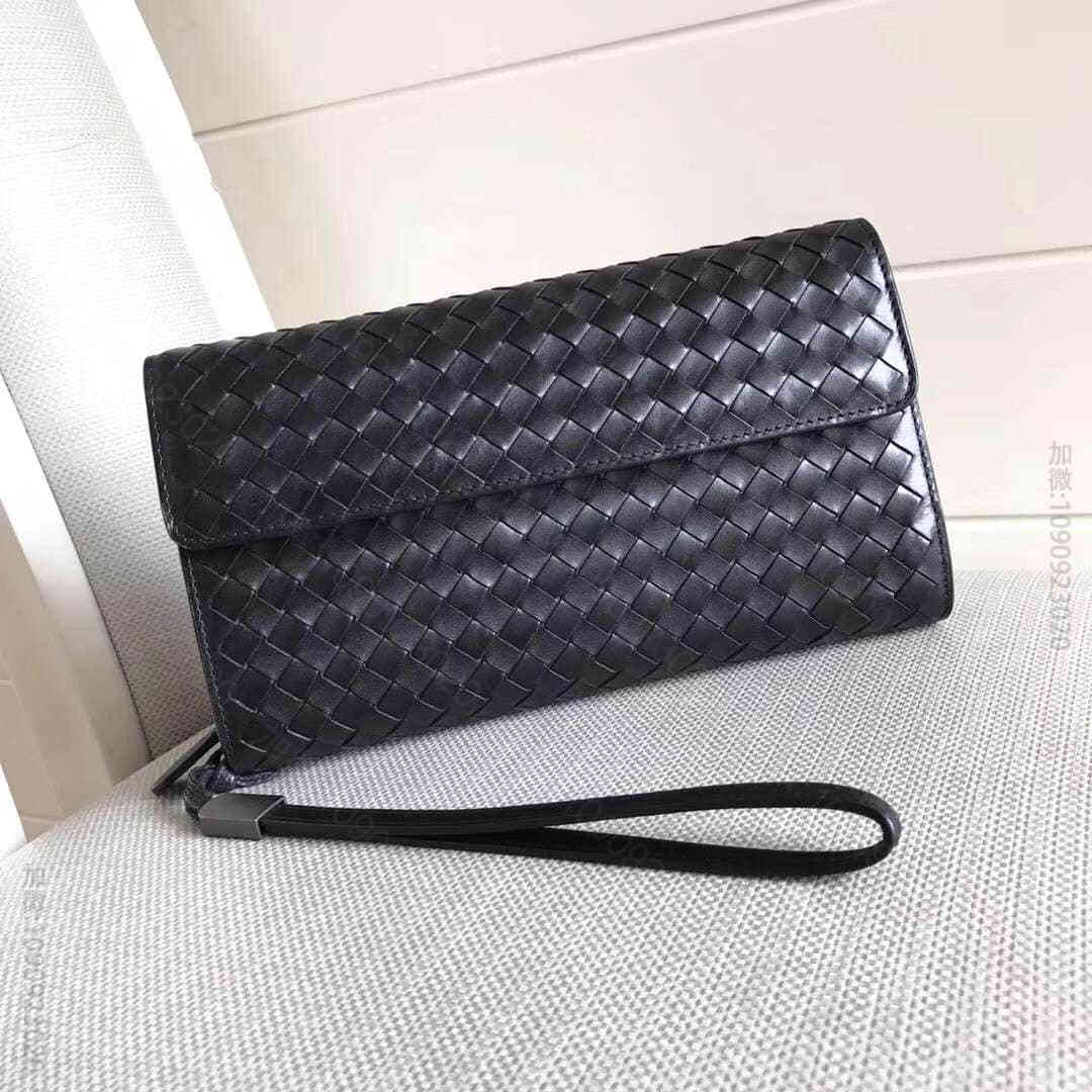 葆蝶家（BottegaVeneta）BV男士钱包手包两用MS182