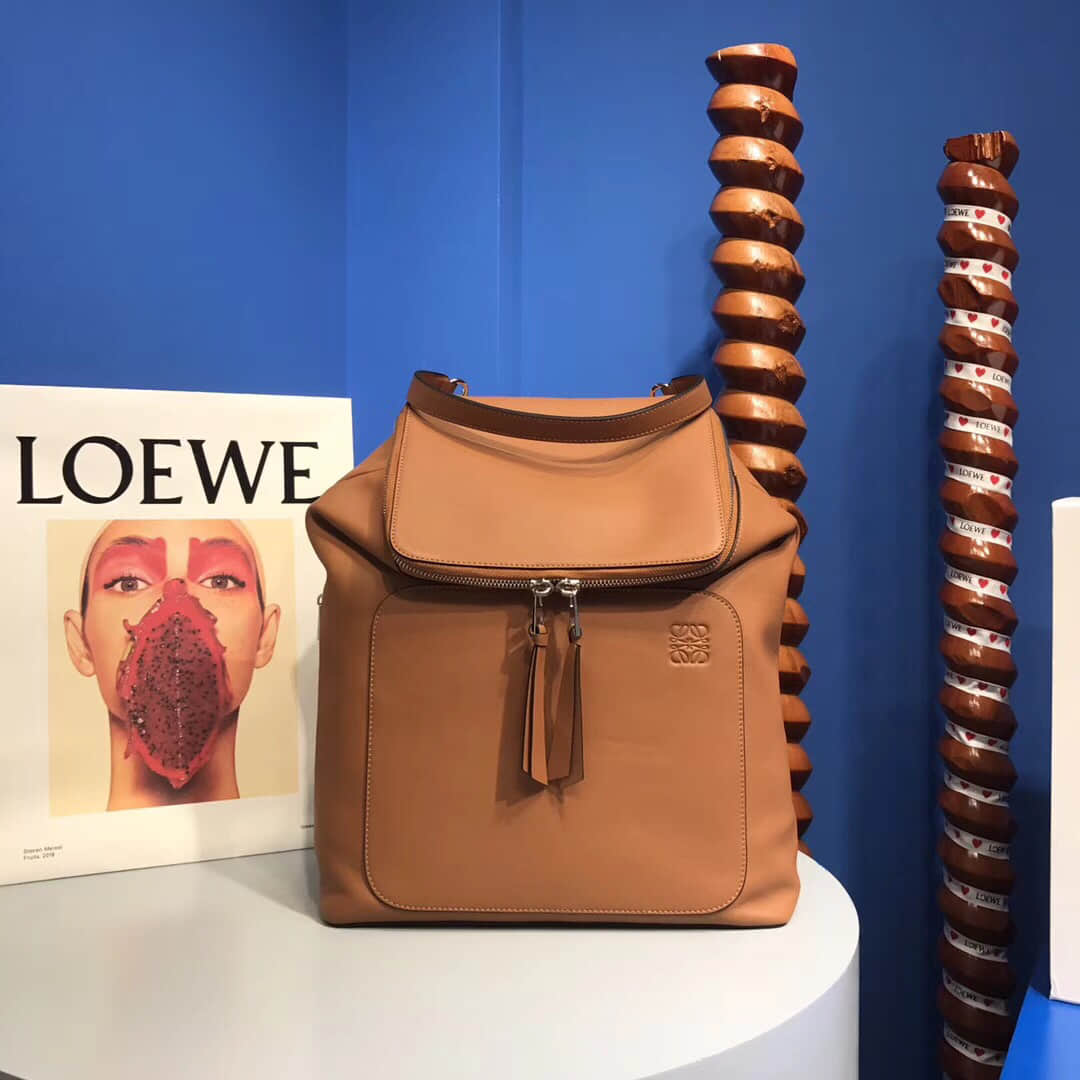 LOEWE罗意威18新款Goya系列双肩书包背包