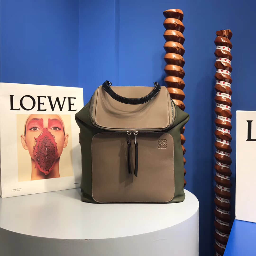 LOEWE罗意威18新款Goya系列双肩书包背包