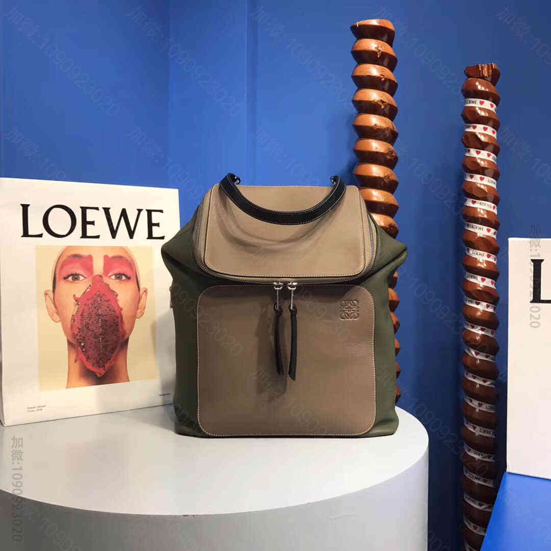 LOEWE罗意威18新款Goya系列双肩书包背包