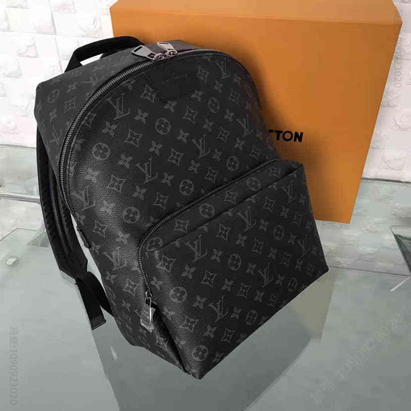 LV M43186 路易威登Apollo双肩包 Monogram Eclipse涂层帆布背包
