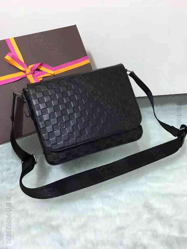 正品 LV N41286 路易威登District 小号手袋 Damier ...