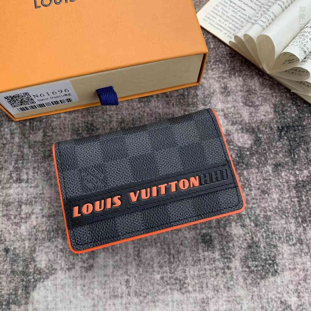 LV/路易威登 1854系列饰皮口袋钱夹 M61696