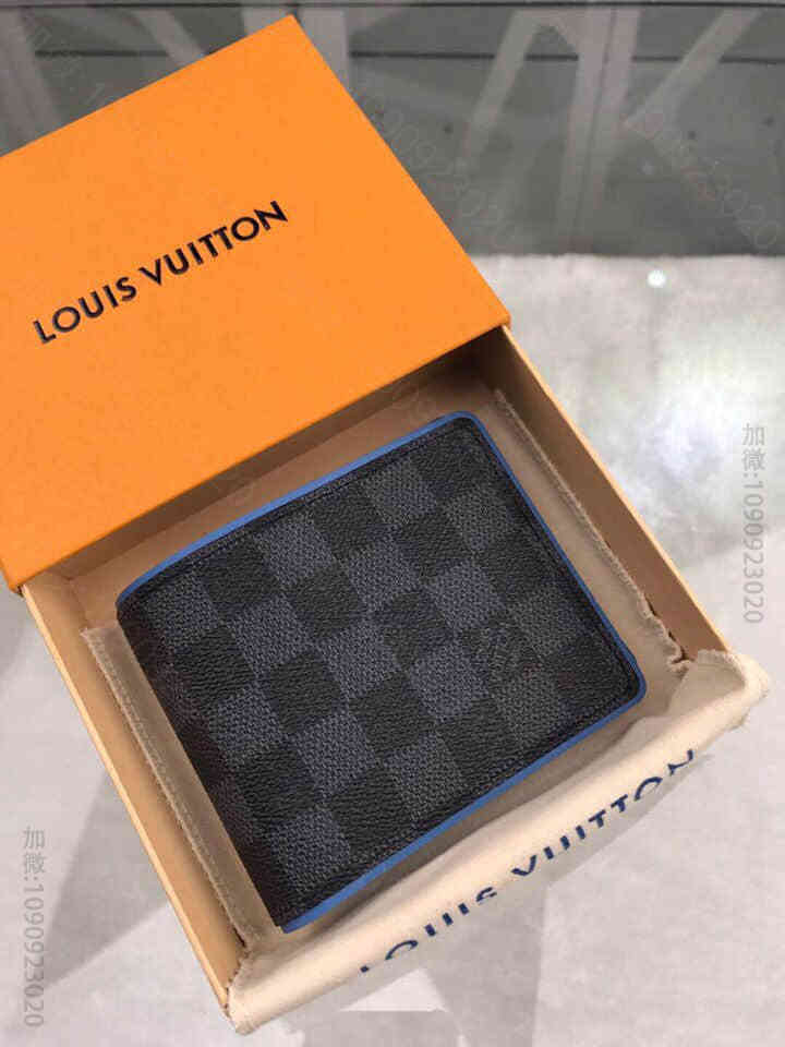 LV N64434 棋盘格MULTIPLE短款钱夹