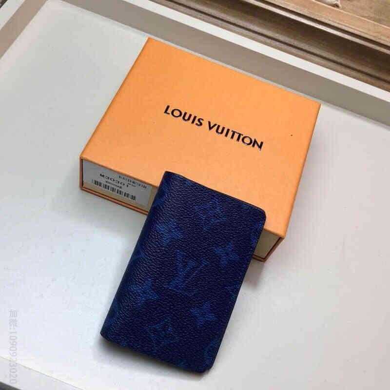 LV M30301 2023新款蓝花口袋钱夹
