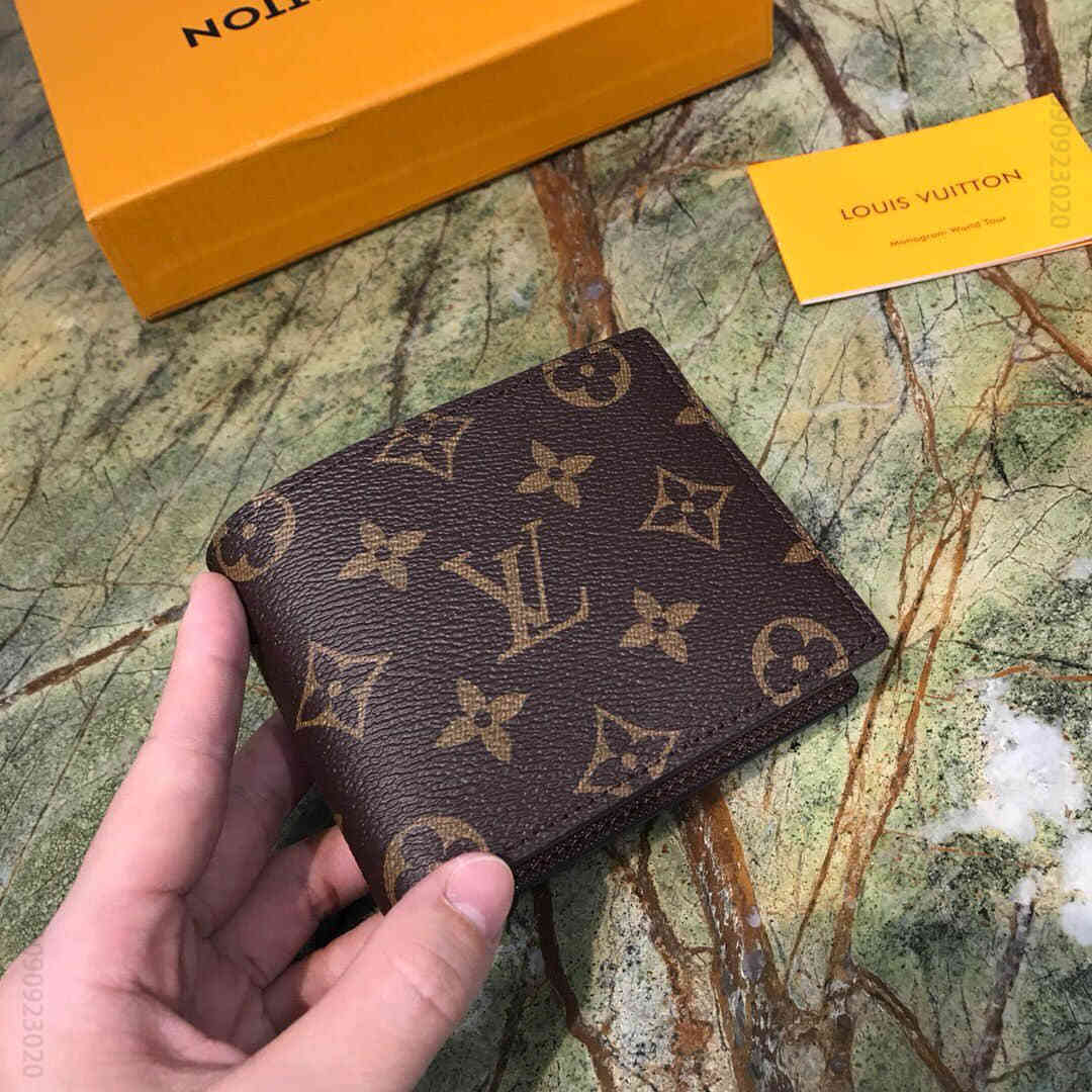 LV M60895 Multiple老花短款对折钱夹钱包