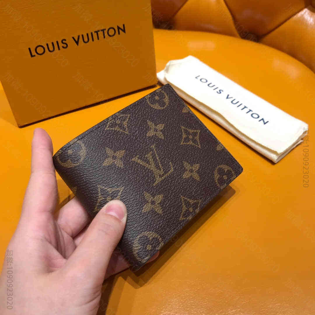 LV 老花色短款对折MULTIPLE钱夹 M60895