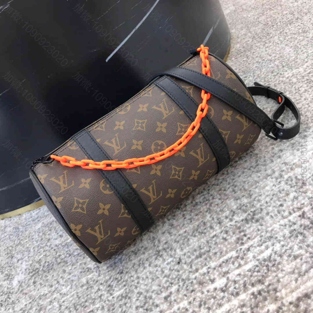 LV Papillon邮差包 链条斜挎圆筒包 M44479