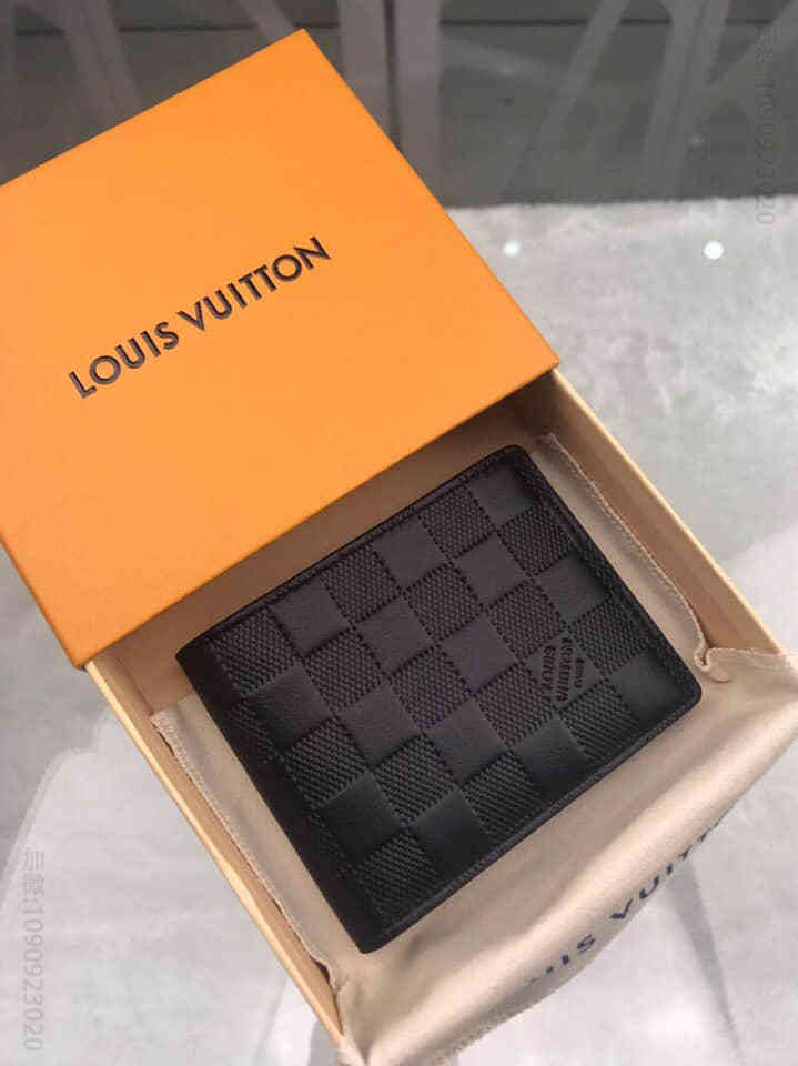 LV N63263 Slender全皮对折钱夹