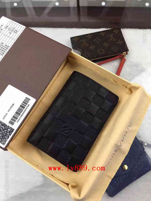 LV男士钱夹 LV N63007 路易威登 James 钱夹 Damier Infini 皮革男士系列 原单LV钱夹