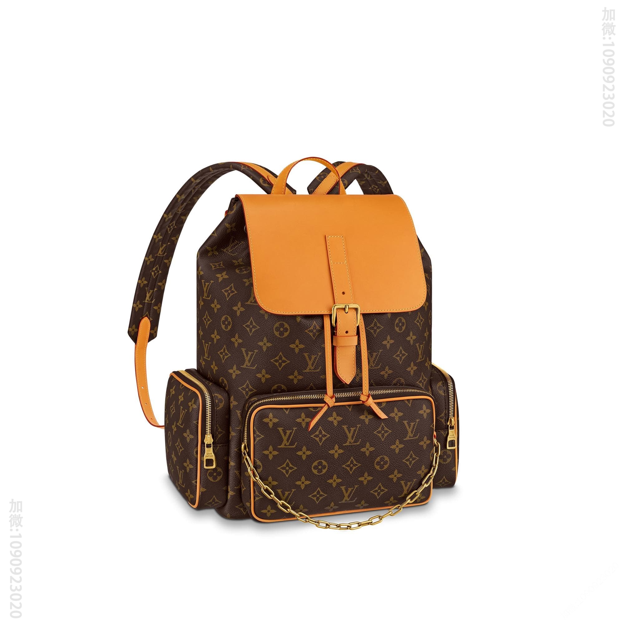 LV M44658 19秋冬限量版复古老花TRIO双肩包
